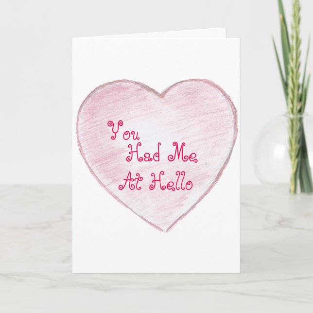 Cartes Pour Fêtes Annuelles Vous m'avez eu de Hello Paper Heart (Devant)