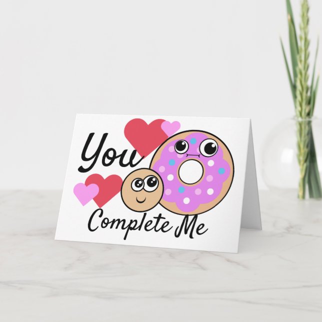 Cartes Pour Fêtes Annuelles Vous Me Complétez (Devant)