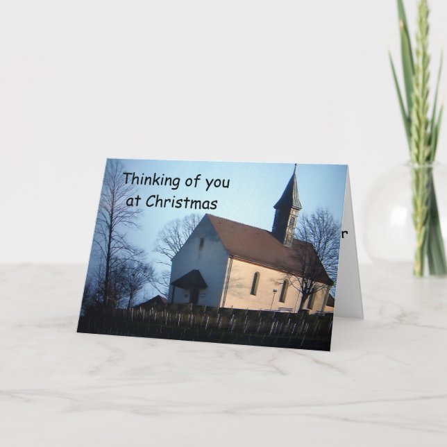 CARTES POUR FÊTES ANNUELLES VOUS PENSEZ À NOËL (Devant)