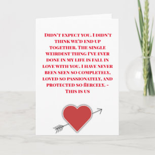 Cartes Pour Fêtes Annuelles Vous seul connaissez le chemin vers mon coeur