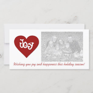 Cartes Pour Fêtes Annuelles Vous souhaitant joie et bonheur