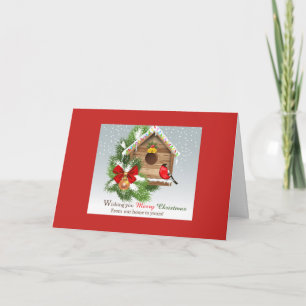 Cartes Pour Fêtes Annuelles Vous souhaitant un Joyeux Noël !