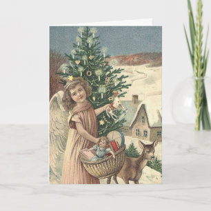 Cartes Pour Fêtes Annuelles Vous souhaitant un Joyeux Noël et une bonne année