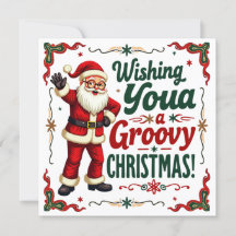 Vous souhaite un joyeux Noël Groovy