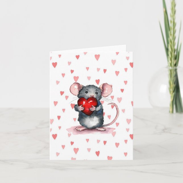 Cartes Pour Fêtes Annuelles Vous Tenez Mon Coeur (Devant)