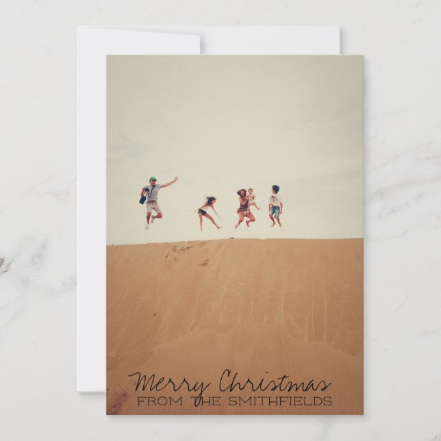 Cartes Pour Fêtes Annuelles Voyage de Noël (Devant)