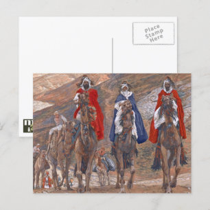 Cartes Pour Fêtes Annuelles Voyage des Mages. Noël des beaux-arts