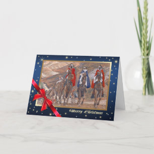 Cartes Pour Fêtes Annuelles Voyage des Mages. Noël des beaux-arts
