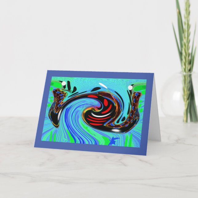 Cartes Pour Fêtes Annuelles Voyage interstellaire (Devant)