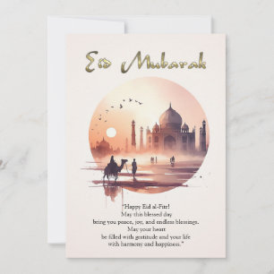 Cartes Pour Fêtes Annuelles Voyage vers la paix au lever du soleil