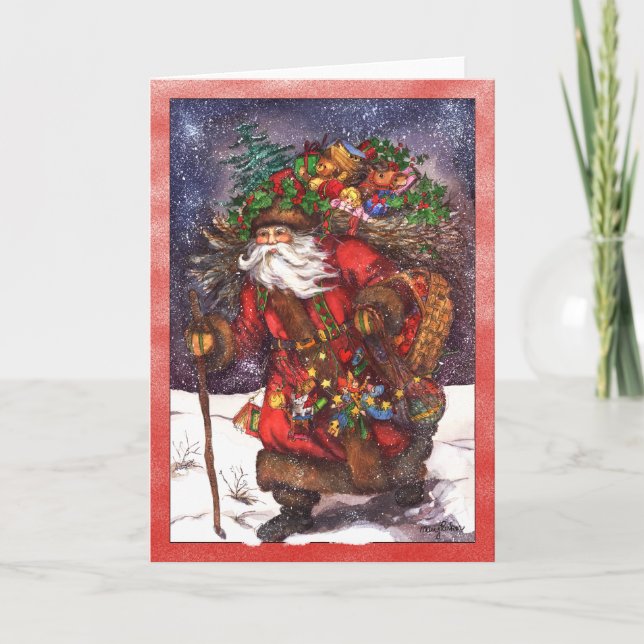 CARTES POUR FÊTES ANNUELLES VOYAGE VICTORIEN (Devant)