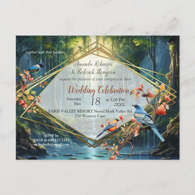 Cartes Pour Fêtes Annuelles Voyager Destination Paysages de notre monde (Devant)