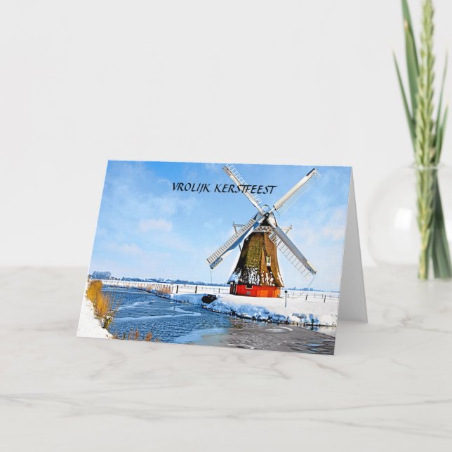 CARTES POUR FÊTES ANNUELLES VROLIJK FERSTFEEST (JOYEUX NOËL) (Devant)