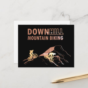 Cartes Pour Fêtes Annuelles VTT Downhill Vélos de Montagne