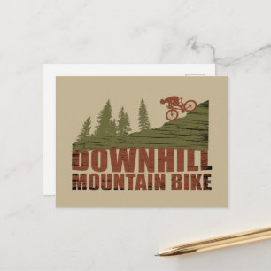 Cartes Pour Fêtes Annuelles VTT Downhill Vélos de Montagne