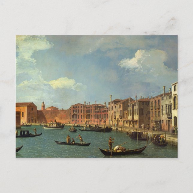 Cartes Pour Fêtes Annuelles Vue du canal de Santa Chiara, Venise (Devant)