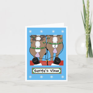 Cartes Pour Fêtes Annuelles Vue père Noël 2