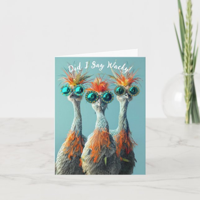 Cartes Pour Fêtes Annuelles Wackadoodle Funny Friends (Devant)