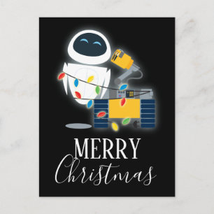 Cartes Pour Fêtes Annuelles WALL-E & EVE Noël