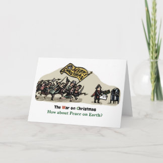 Cartes Pour Fêtes Annuelles War on Christmas - Que diriez-vous de Peace on Ear