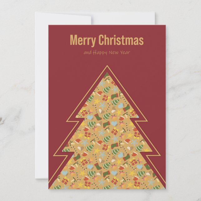 Cartes Pour Fêtes Annuelles Warm & Cozy Traditional Christmas Card (Devant)
