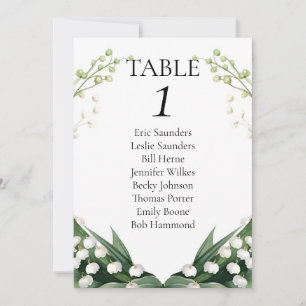 Cartes Pour Fêtes Annuelles Watercolor Lily de la fête de mariage nuptiale de 