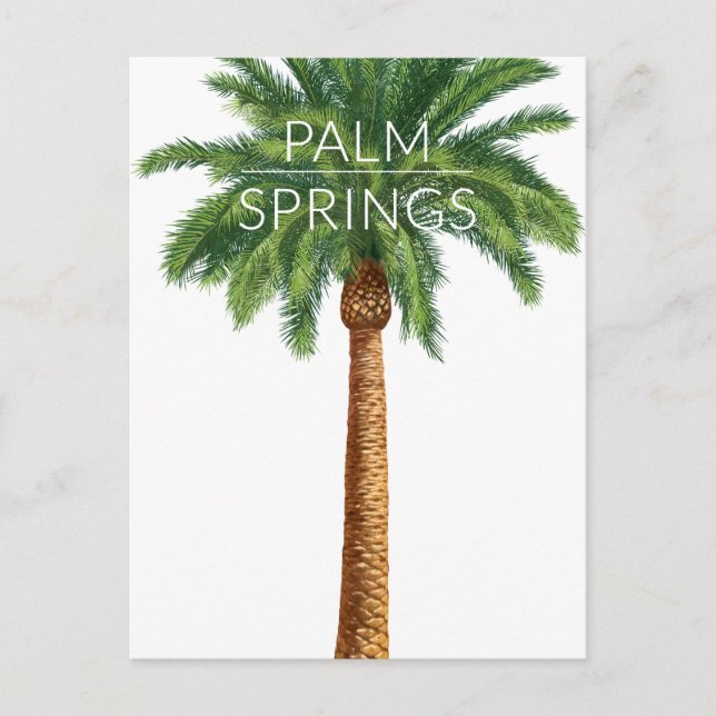 Cartes Pour Fêtes Annuelles Wellcoda Palm Springs Vacances Été Amusement (Devant)