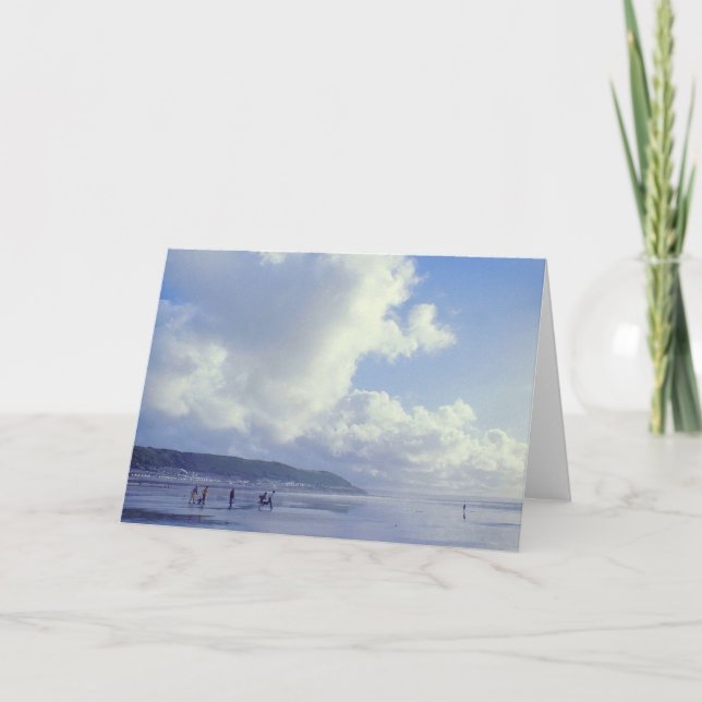 Cartes Pour Fêtes Annuelles West Ho, North Devon, Royaume-Uni (Devant)