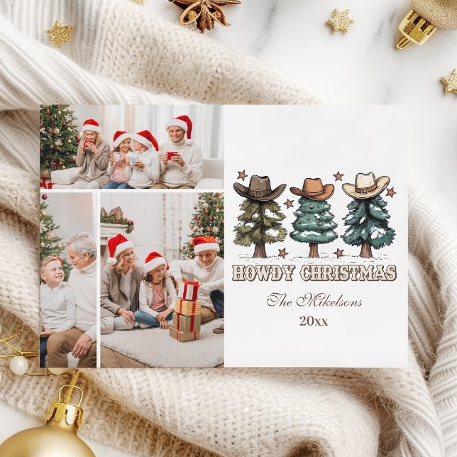Cartes Pour Fêtes Annuelles Western Howdy Christmas 3 photo (Créateur téléchargé)