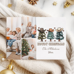 Cartes Pour Fêtes Annuelles Western Howdy Christmas 3 photo