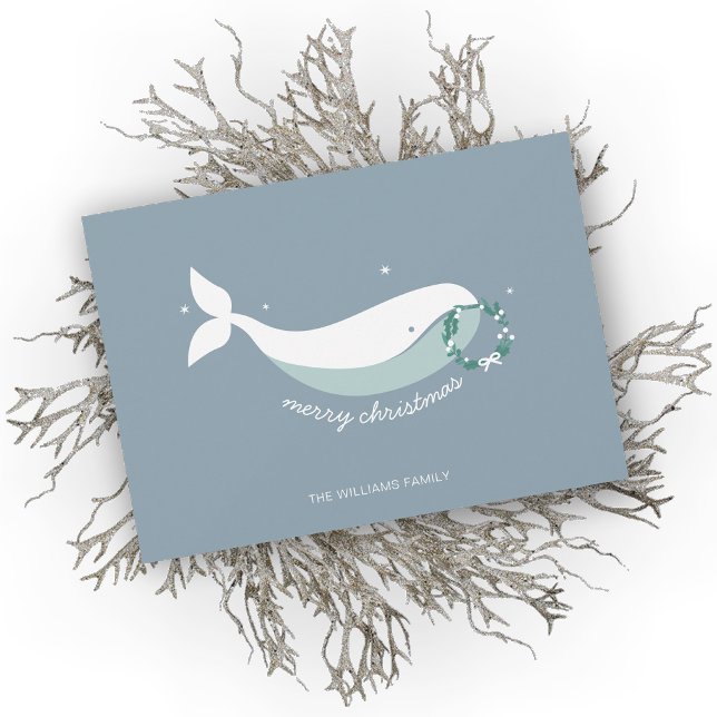 Cartes Pour Fêtes Annuelles Whimsal Christmas Flat Holiday Card (Créateur téléchargé)