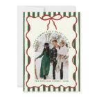 Whimsical Bow Merry Christmas Family Photo