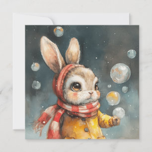 Cartes Pour Fêtes Annuelles Whimsy se demande : 🐇 téléchargeables inspirés du