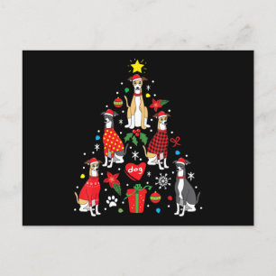 Cartes Pour Fêtes Annuelles Whippet Noël Ornement Arbre Drôle Chien Maman Papa