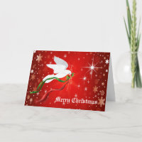 White Christmas Dove
