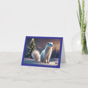 Cartes Pour Fêtes Annuelles White Holiday Minx