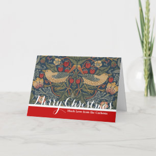 Cartes Pour Fêtes Annuelles William Morris Fraise Voleurs Oiseaux