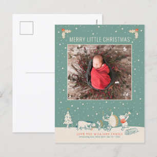 Cartes Pour Fêtes Annuelles Winnie l'Ooh & Pals Nouveau Noël de bébé