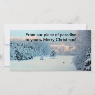 Cartes Pour Fêtes Annuelles Winter Wonderland