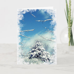Cartes Pour Fêtes Annuelles Winter Wonderland Noël