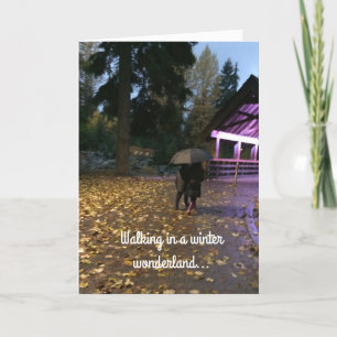 Cartes Pour Fêtes Annuelles Winter Wonderland voeux de Noël