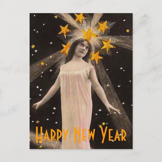 Cartes Pour Fêtes Annuelles Wishes de Star Filled (Devant)