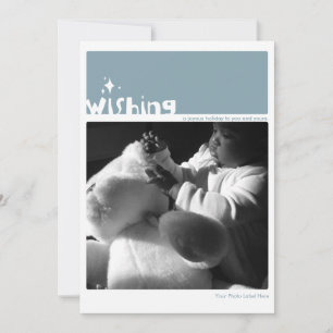 Cartes Pour Fêtes Annuelles Wishing Card w/ Envelope
