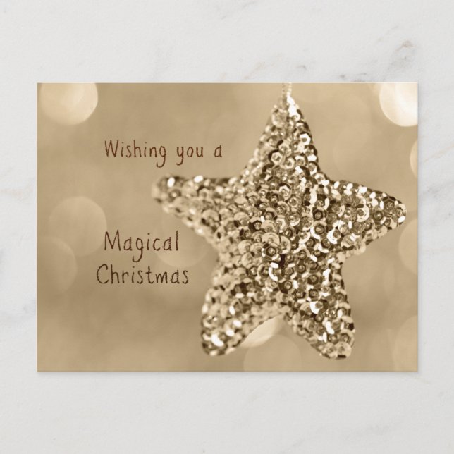Cartes Pour Fêtes Annuelles Wishing you a Magical Christmas (Devant)
