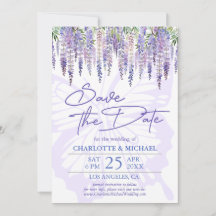 Wisteria Summer Garden Wedding Enregistrer la cart