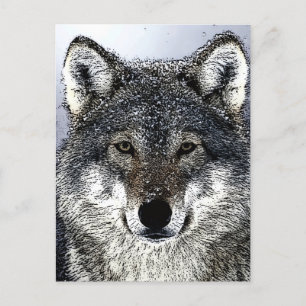 Cartes Pour Fêtes Annuelles Wolf Eyes