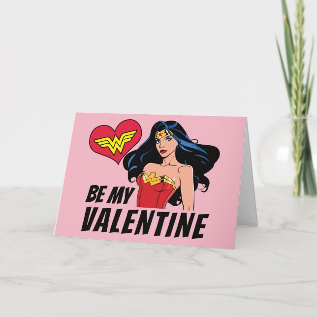 Cartes Pour Fêtes Annuelles Wonder Woman | Vous êtes merveilleuse Valentine (Devant)