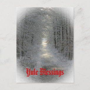 Cartes Pour Fêtes Annuelles Wonderland Yule/Winter Solstice