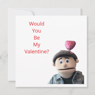 Cartes Pour Fêtes Annuelles Would You Be My Valentine?