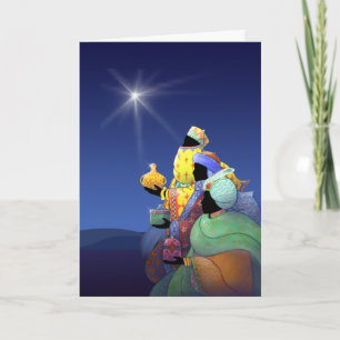 Cartes Pour Fêtes Annuelles X007 Trois hommes sages